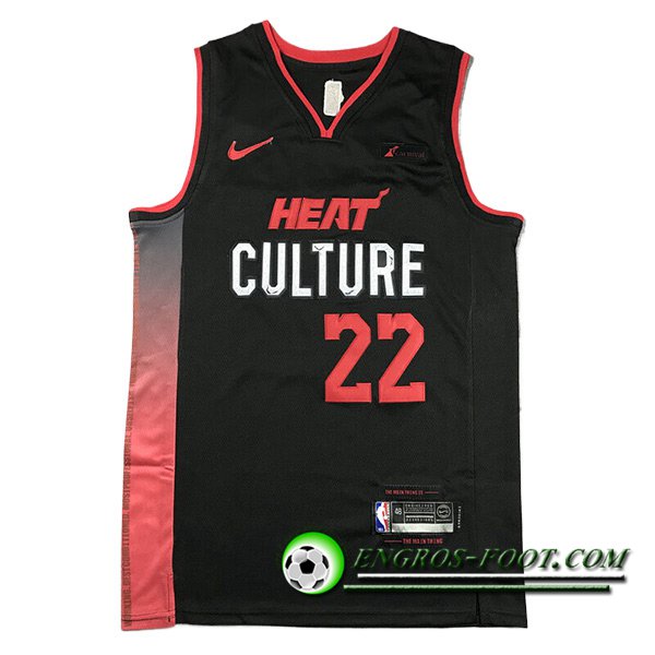 Maillot Miami Heat (BUTLER #22) 2023/24 Noir/Rouge -02