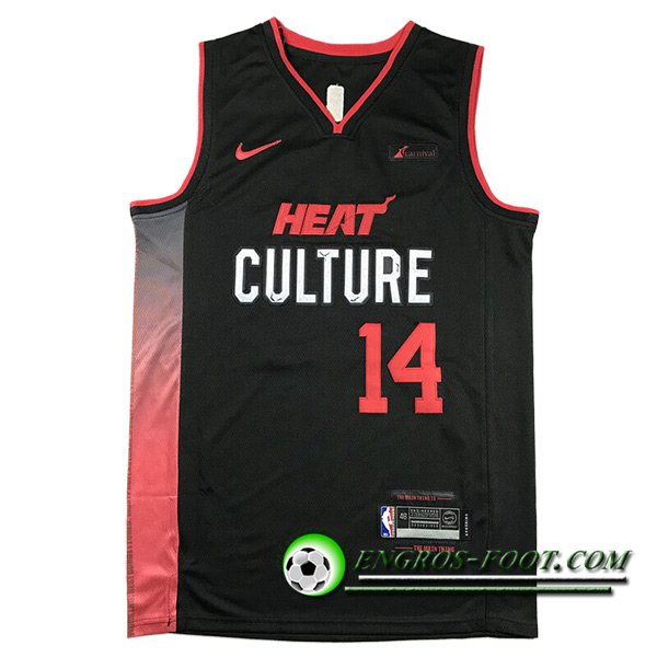 Maillot Miami Heat (HERRO #14) 2023/24 Noir/Rouge -02