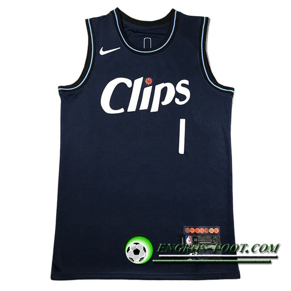 Maillot Los Angeles Clippers (HARDEN #1) 2023/24 Bleu Foncé