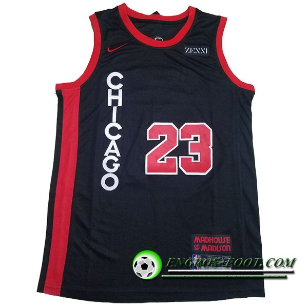 Maillot Chicago Bulls (JORDAN #23) 2023/24 Noir/Rouge -04