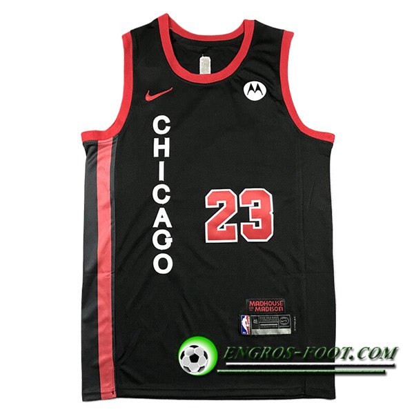 Maillot Chicago Bulls (JORDAN #23) 2023/24 Noir/Rouge -05