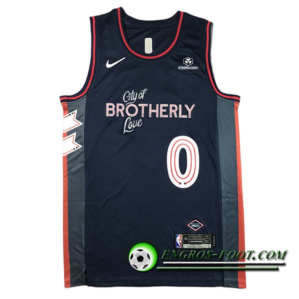 Maillot Philadelphia 76ers (MAXEY #0) 2023/24 Noir