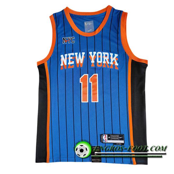 Maillot New York Knicks (BRUNSON #11) 2023/24 Bleu/Noir