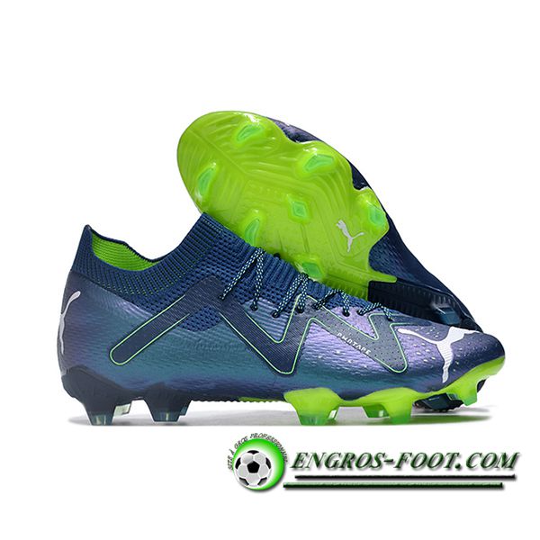 PUMA Chaussures de Foot Future Ultimate FG Bleu Foncé -02