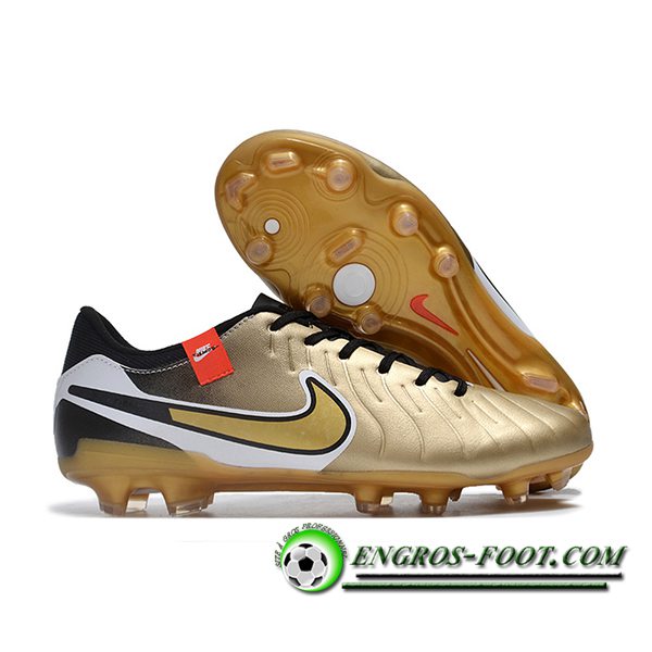 Nike Chaussures de Foot Legend X Academy FG Jaune/Blanc/Noir