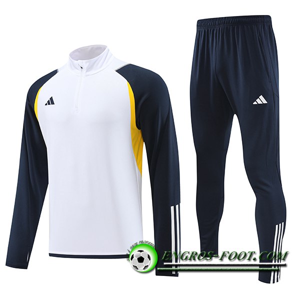 Ensemble Survetement de Foot Adidas Blanc 2023/2024