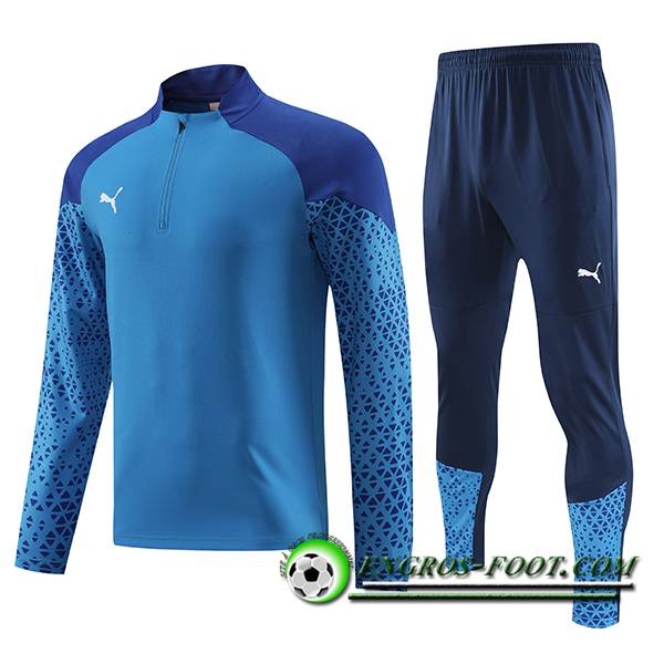 Ensemble Survetement de Foot PUMA Bleu 2023/2024