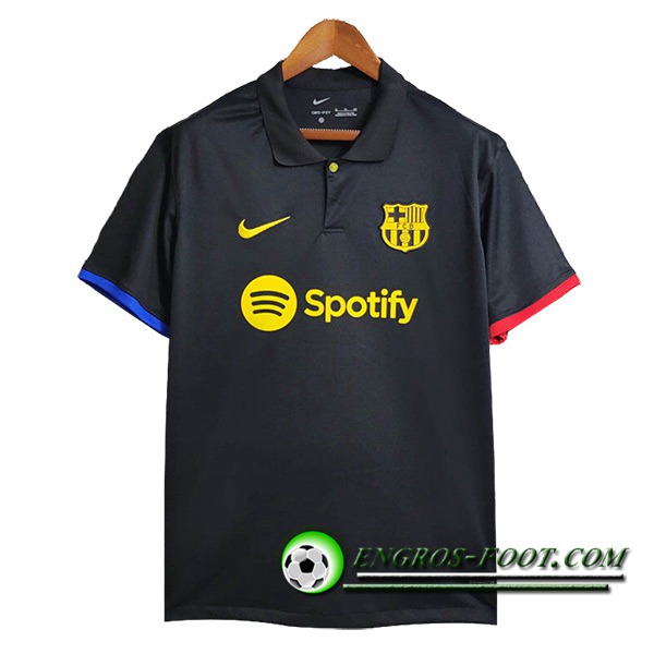 Polo Foot FC Barcelone Noir 2023/2024