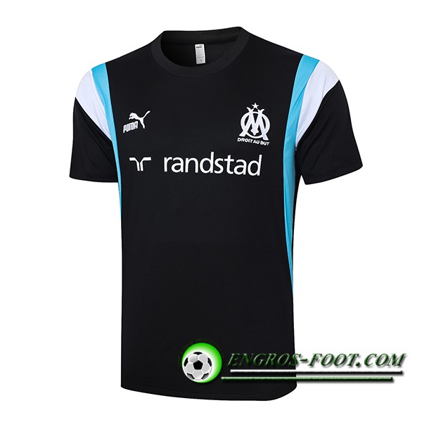 Polo Foot Marseille Noir 2023/2024 -02