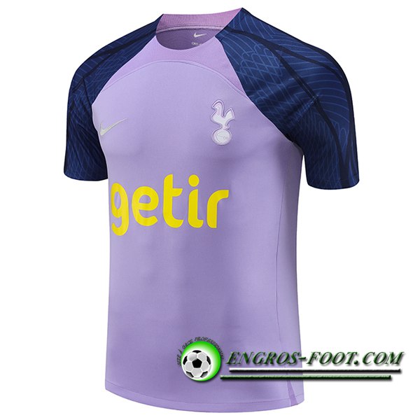 Training T-Shirts Tottenham Hotspur Pourpre/Bleu 2023/2024 -02