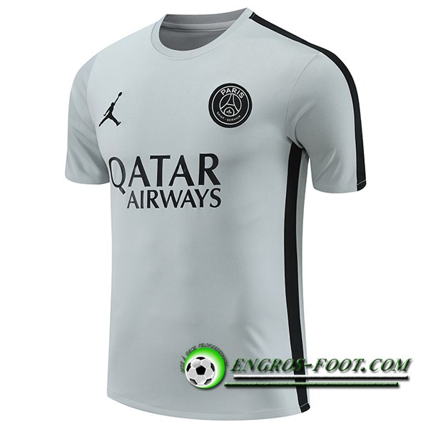 Training T-Shirts PSG Gris/Noir 2023/2024