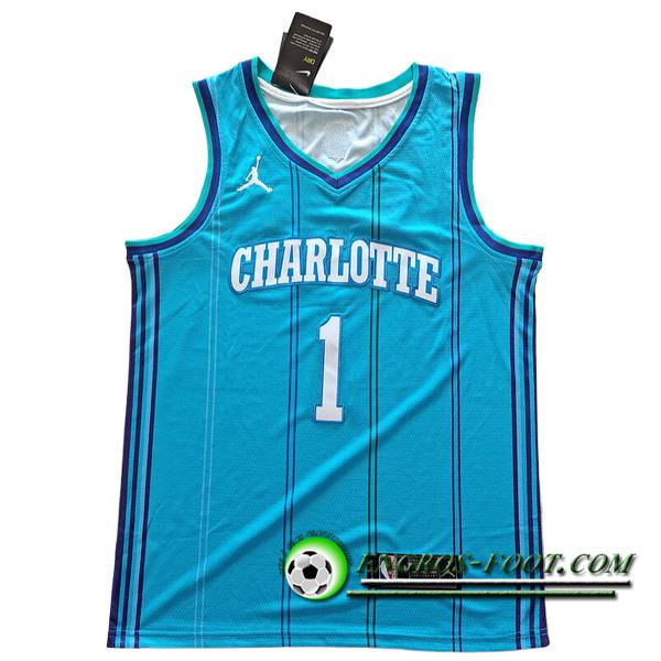 Maillot Charlotte Hornets (BALL #1) 2023/24 Bleu -03