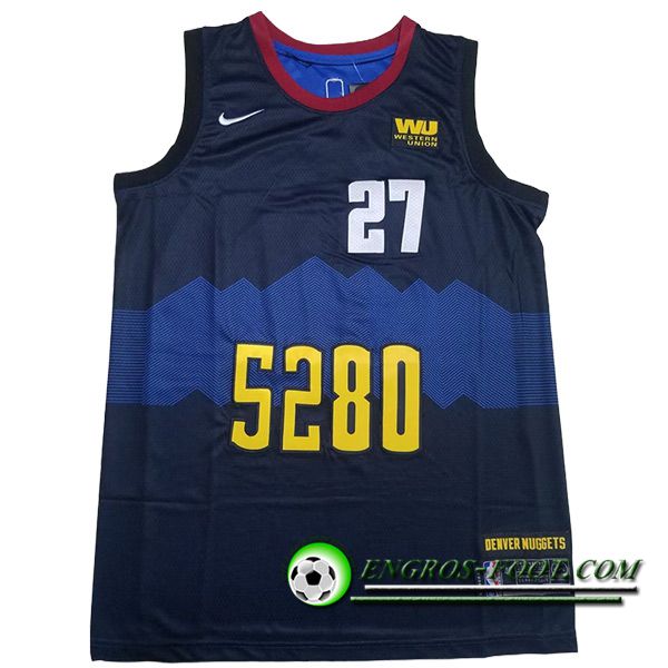 Maillot Denver Nuggets (MURRAY #27) 2023/24 Noir/Bleu