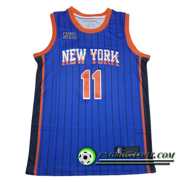 Maillot New York Knicks (BRUNSON #11) 2023/24 Noir/Bleu/Rouge