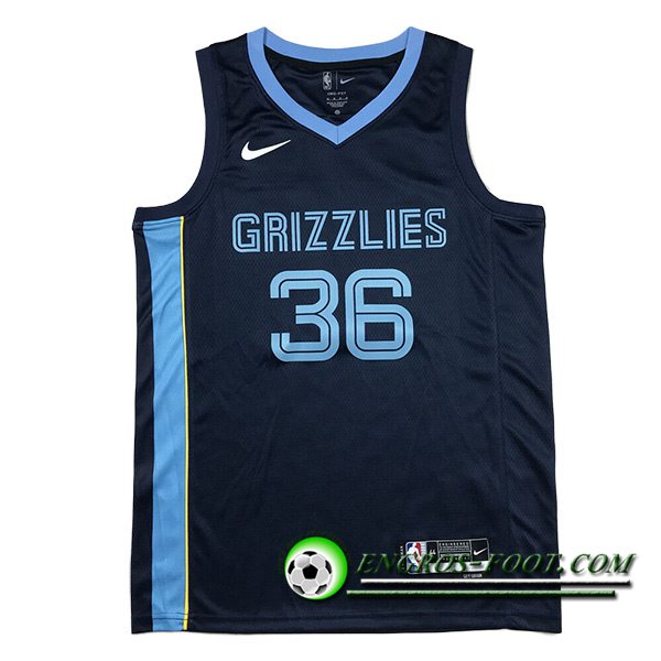 Maillot Memphis Grizzlies (SMART #36) 2023/24 Bleu Foncé