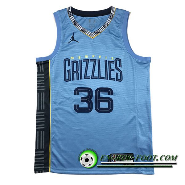 Maillot Memphis Grizzlies (SMART #36) 2023/24 Bleu