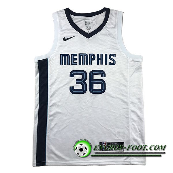 Maillot Memphis Grizzlies (SMART #36) 2023/24 Blanc