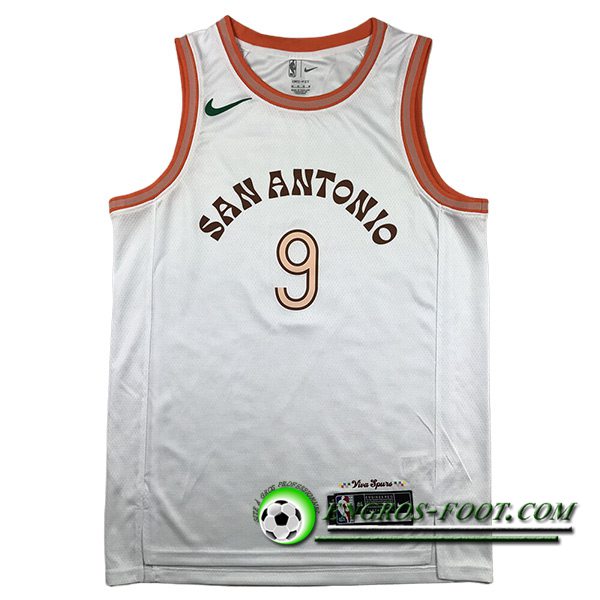 Maillot San Antonio Spurs (PARKER #9) 2023/24 Blanc