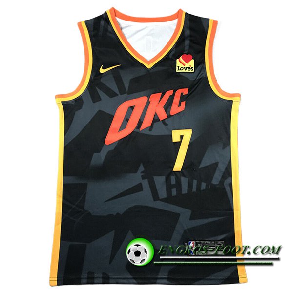 Maillot Oklahoma City Thunder (HOLMGREN #7) 2023/24 Noir