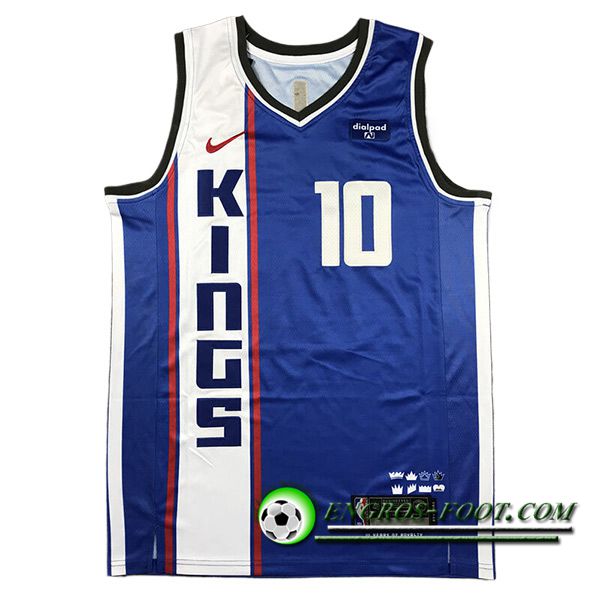 Maillot Sacramento Kings (SABONIS #10) 2023/24 Bleu/Blanc