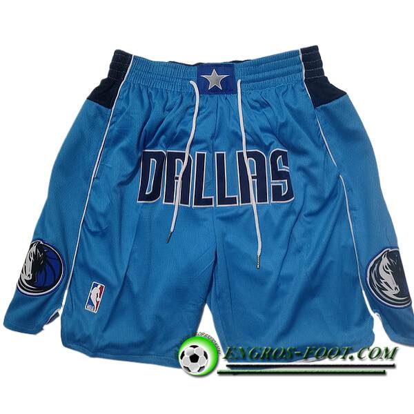 Shorts NBA Dallas Mavericks 2023/24 Bleu -02