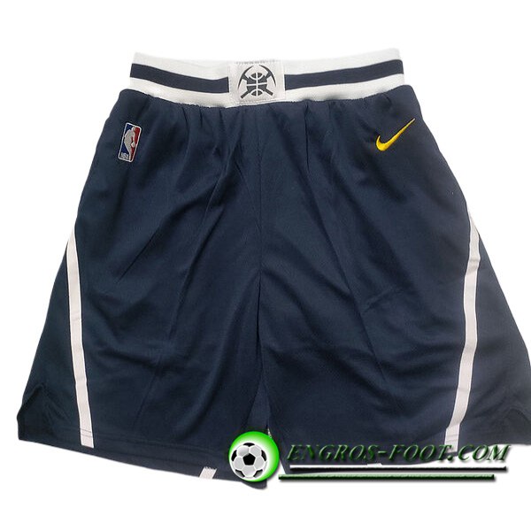 Shorts NBA Denver Nuggets 2023/24 Bleu Foncé