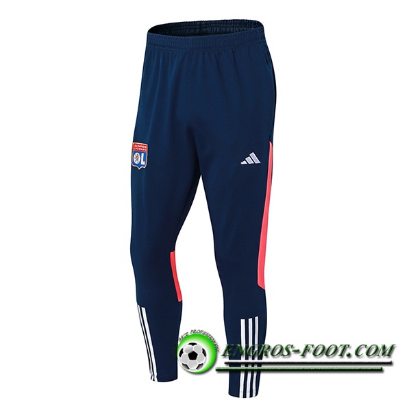 Pantalon Foot Lyon Bleu/Rose 2023/2024