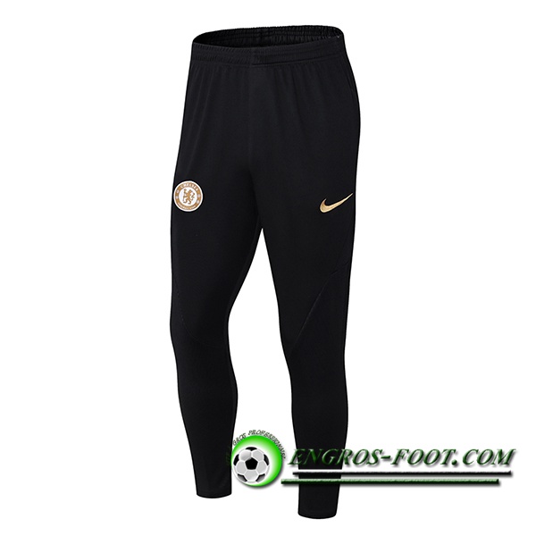 Pantalon Foot FC Chelsea Blanc/Noir 2023/2024