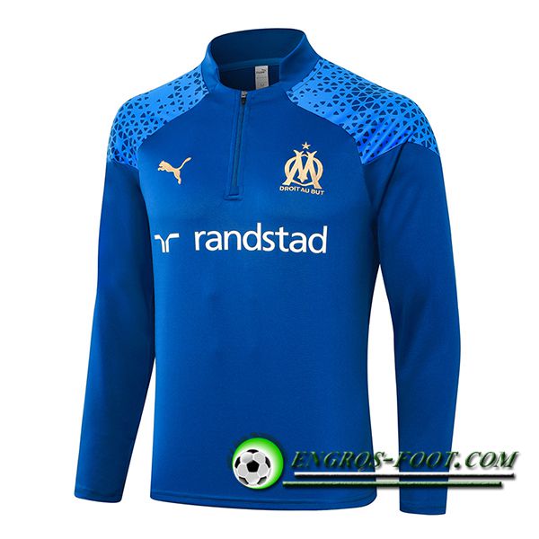 Sweatshirt Training Marseille Bleu 2023/2024