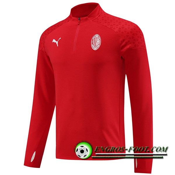 Sweatshirt Training Milan AC Rouge 2023/2024 -03