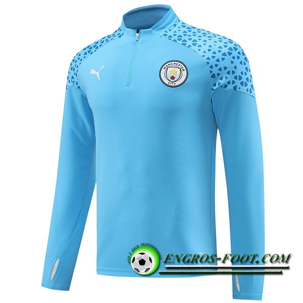 Sweatshirt Training Manchester City Bleu 2023/2024 -03