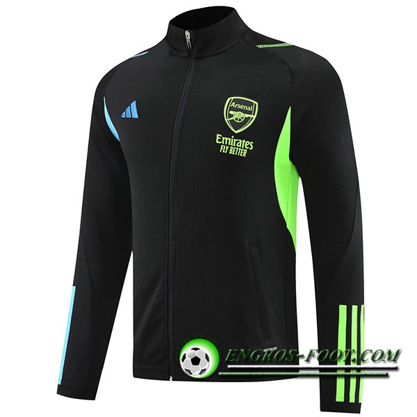 Veste Foot FC Arsenal Noir/Vert 2023/2024