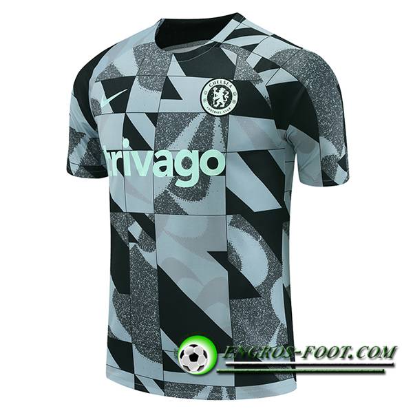 Training T-Shirts FC Chelsea Vert/Noir/Gris 2023/2024