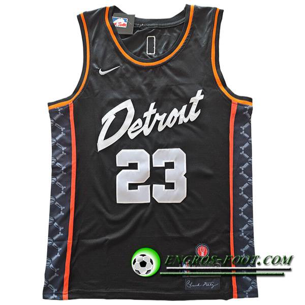Maillot Detroit Pistons (IVEY #23) 2023/24 Noir