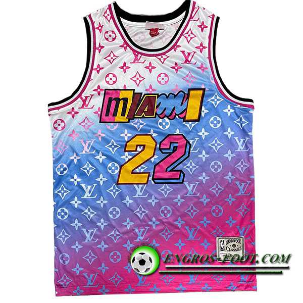 Maillot Miami Heat (BUTLER #22) 2023/24 Pourpre/Bleu/Blanc