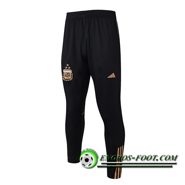 Pantalon Foot Argentine Noir/Jaune 2023/2024