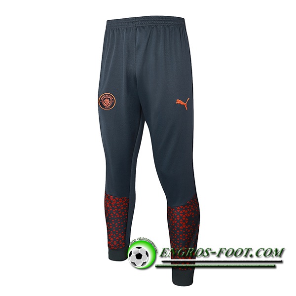 Pantalon Foot Manchester City Gris/Rouge 2023/2024