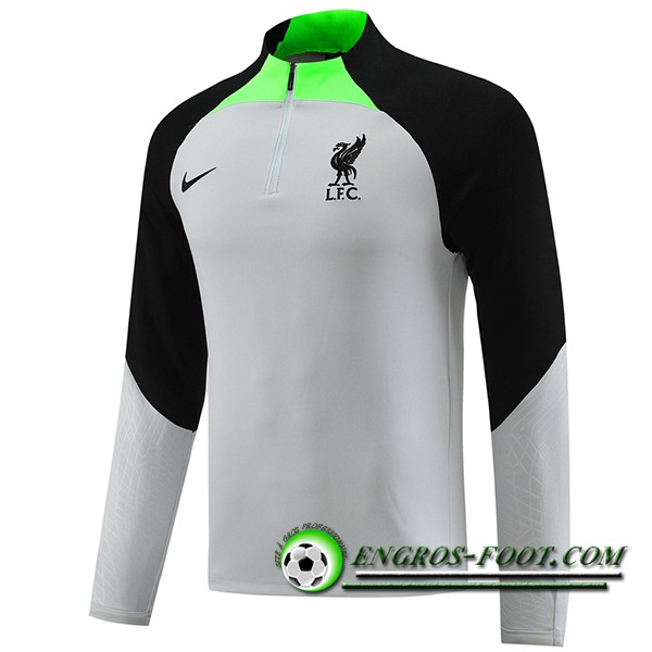 Sweatshirt Training FC Liverpool Gris/Noir 2023/2024