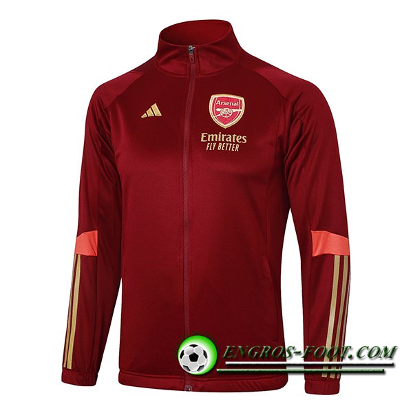 Veste Foot Arsenal Rouge 2023/2024 -02