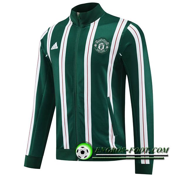 Veste Foot Manchester United Vert/Blanc 2023/2024