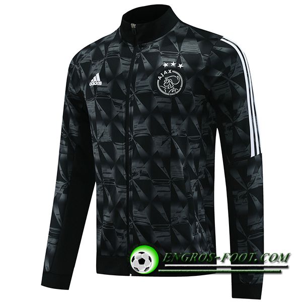 Veste Foot Ajax Noir/Gris 2023/2024