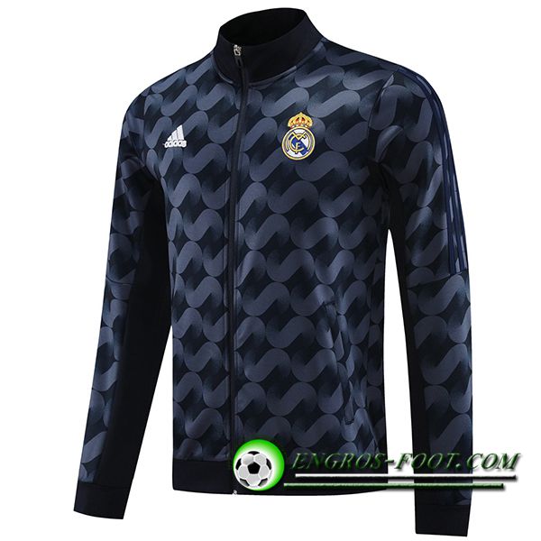 Veste Foot Real Madrid Noir/Bleu 2023/2024