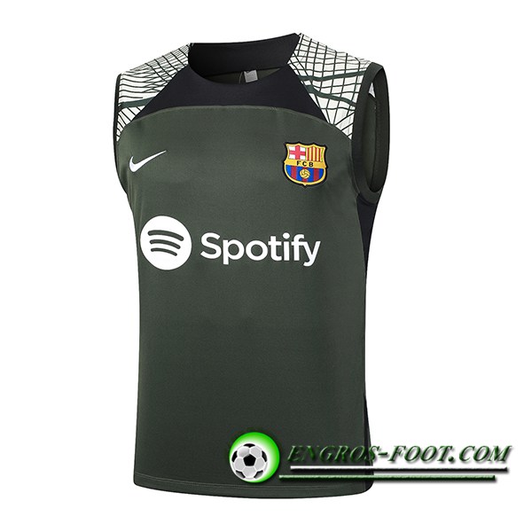 Training Debardeur FC Barcelone Vert 2023/2024 -04