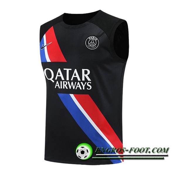 Training Debardeur PSG Noir/Rouge/Bleu 2023/2024