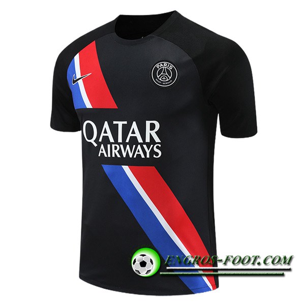 Training T-Shirts PSG Noir/Rouge/Bleu 2023/2024