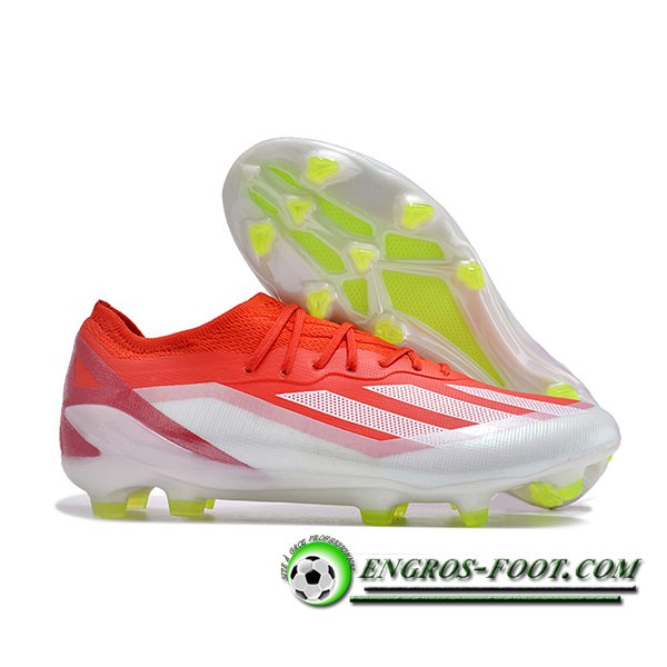 Adidas Chaussures de Foot X CRAZYFAST MESSI.1 FG BOOTS Rouge/Blanc