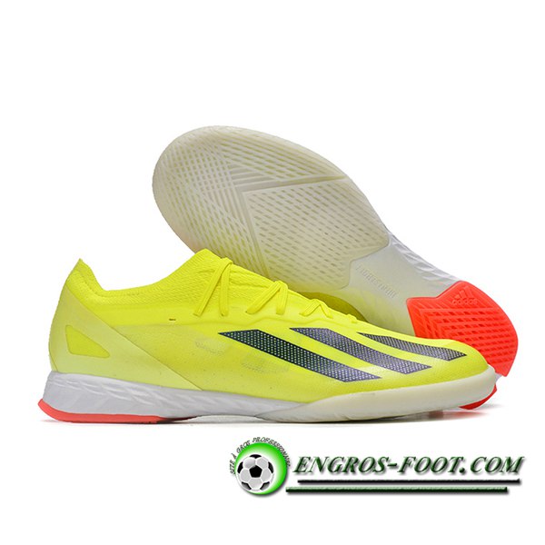 Adidas Chaussures de Foot X CRAZYFAST.1 IC BOOTS Jaune/Noir