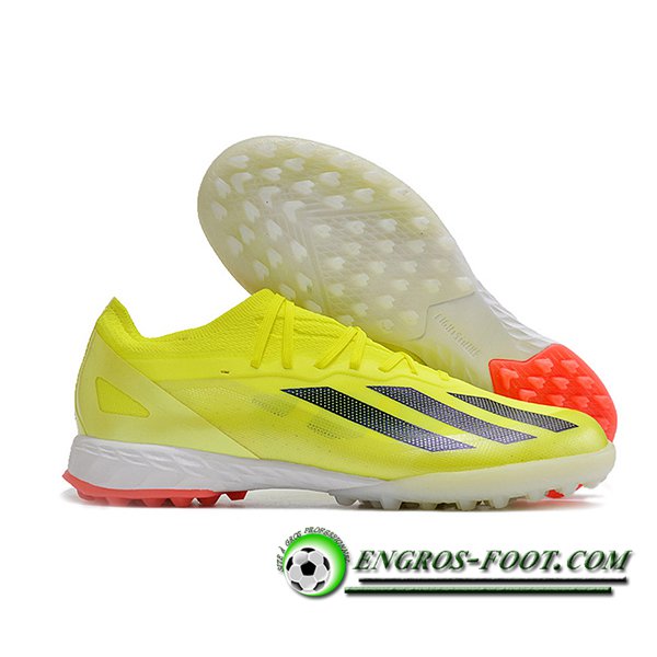 Adidas Chaussures de Foot X CRAZYFAST.1 TF BOOTS Jaune/Noir