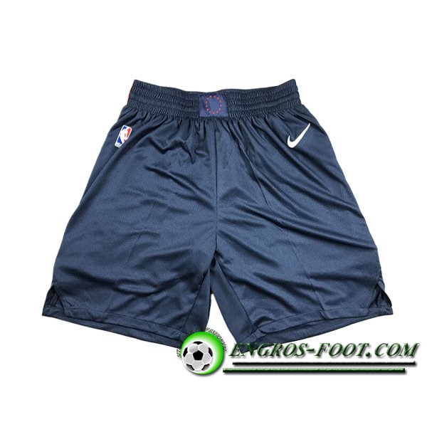 Shorts NBA Philadelphia 76ers 2023/24 Bleu Foncé -02