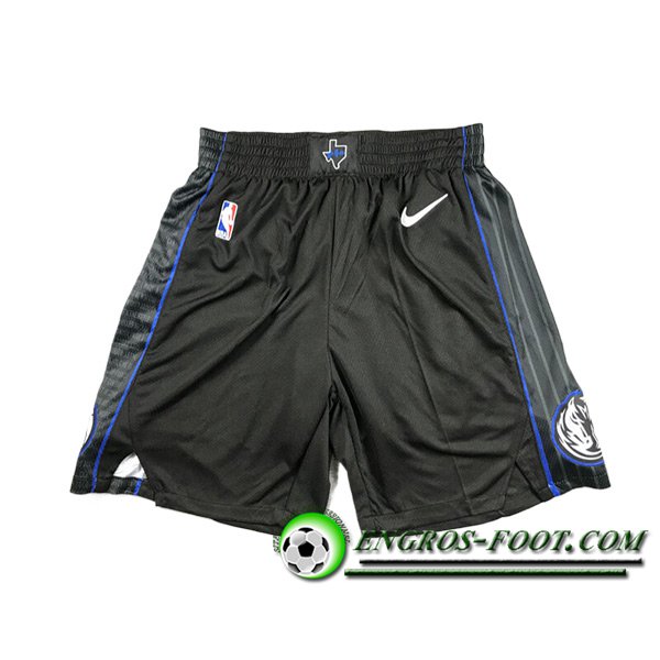 Shorts NBA Dallas Mavericks 2023/24 Noir/Bleu
